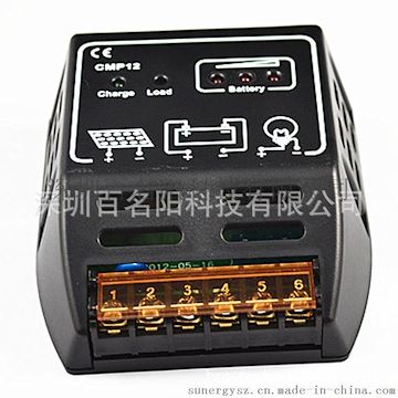 直批CMP12V24V10A太陽能充放電控制器戶用太陽能燈控制器